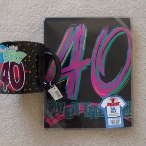 40th Birthday Mug and T Shirt Set XL Unisex